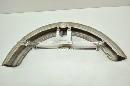 AMF Front Fender Black Red Silver NOS