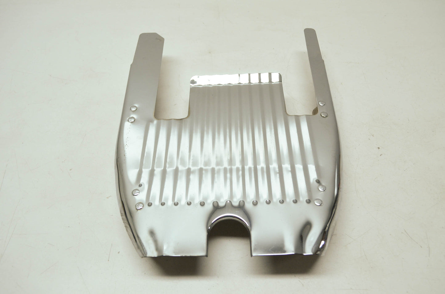OEM Harley-Davidson 62490-77 Chrome Oil Tank Cover NOS