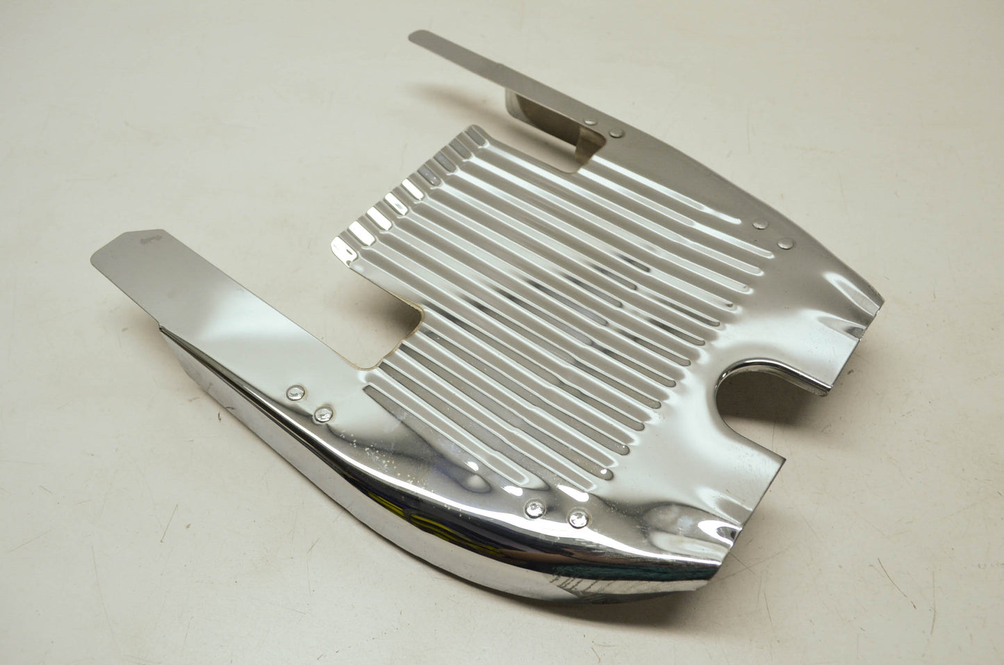 OEM Harley-Davidson 62490-77 Chrome Oil Tank Cover NOS