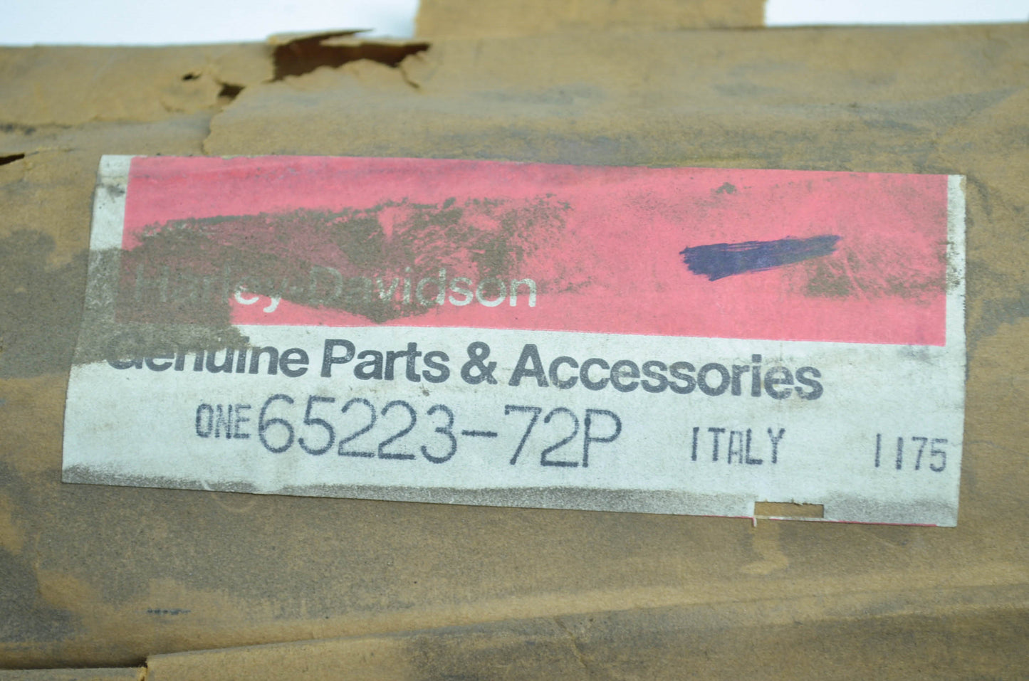 Harley Aermacchi Muffler Shield 72 MC65 Shortster 73-75 X90 Z90 NOS