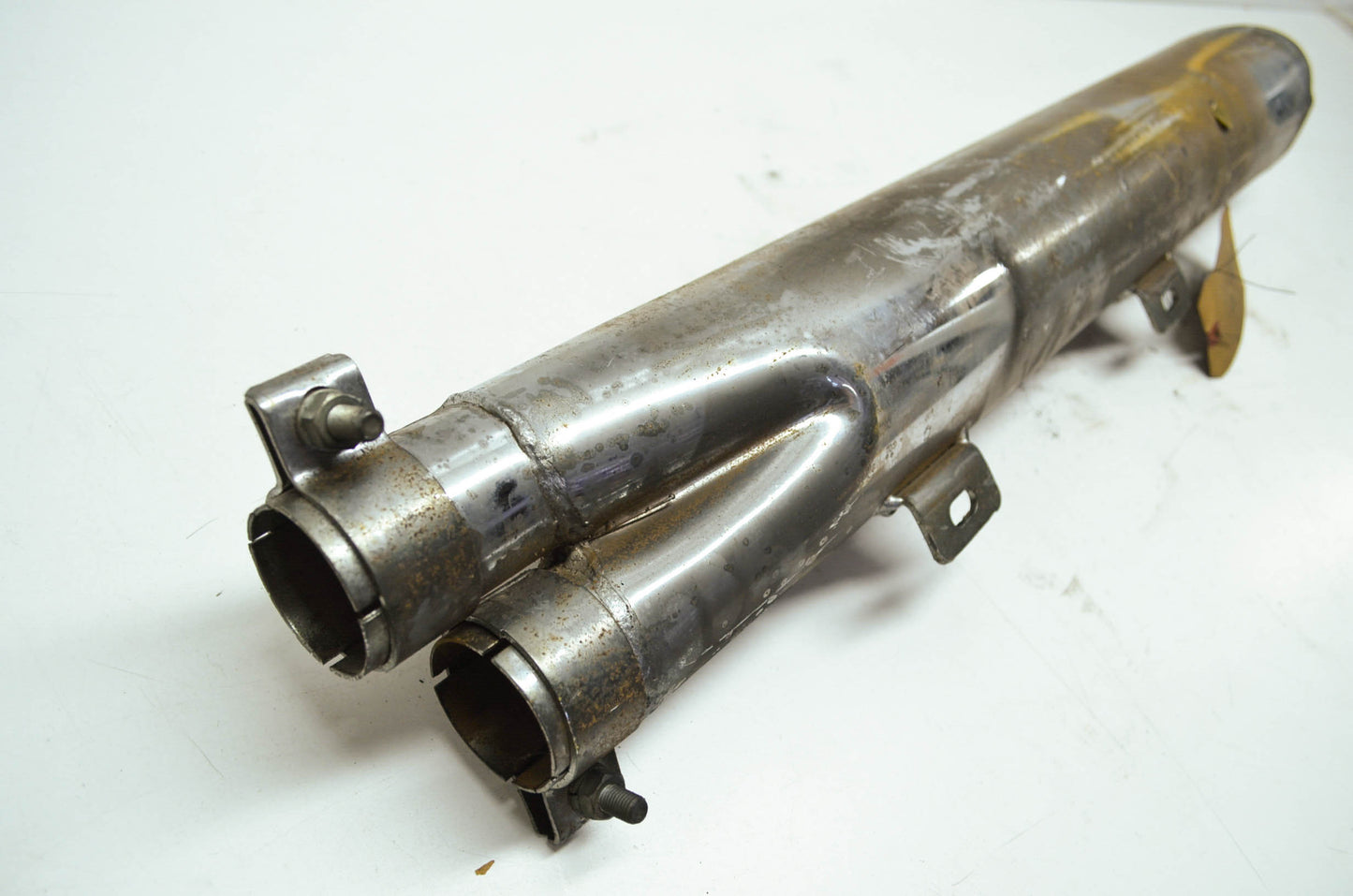 AMF Two Into One Muffler Sturgis Shovelhead Glide