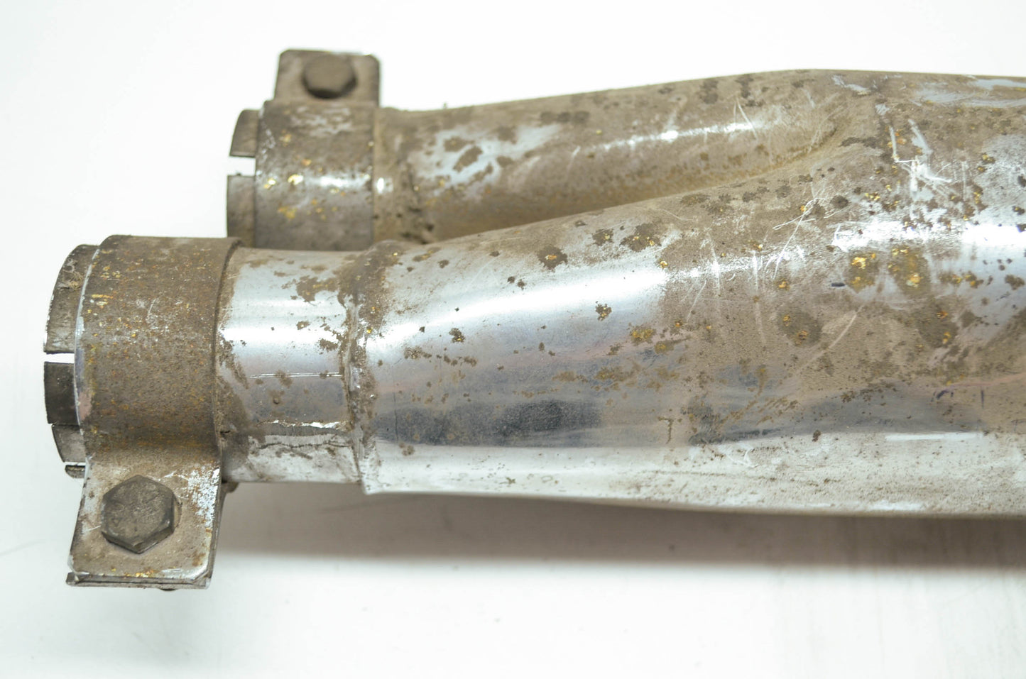 AMF Two Into One Muffler Sturgis Shovelhead Glide