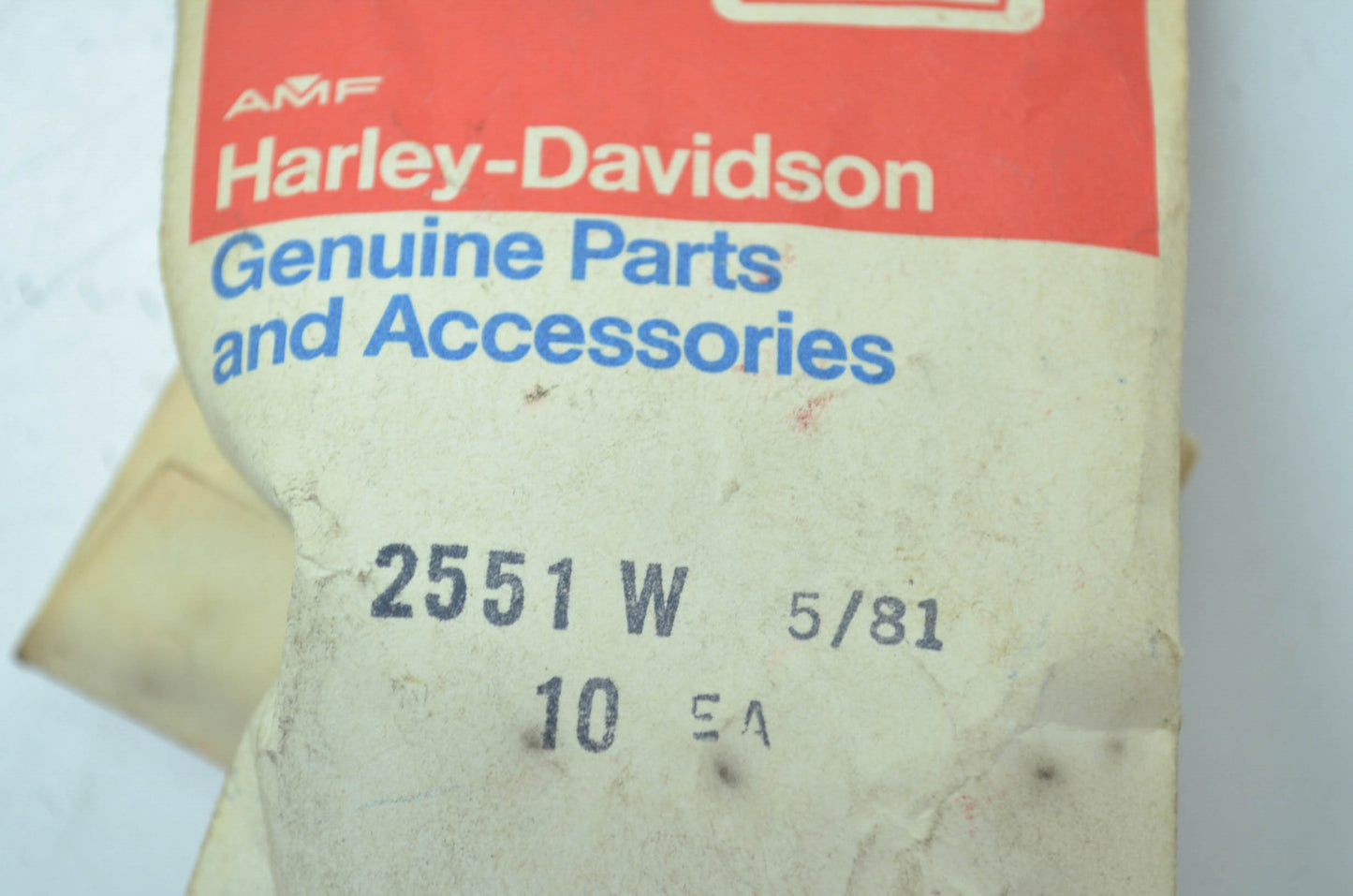 OEM Harley-Davidson 2551W Cap Screw NOS