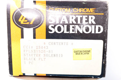 Custom Chrome 25043, RPLS31526-81 Starter Solenoid NOS