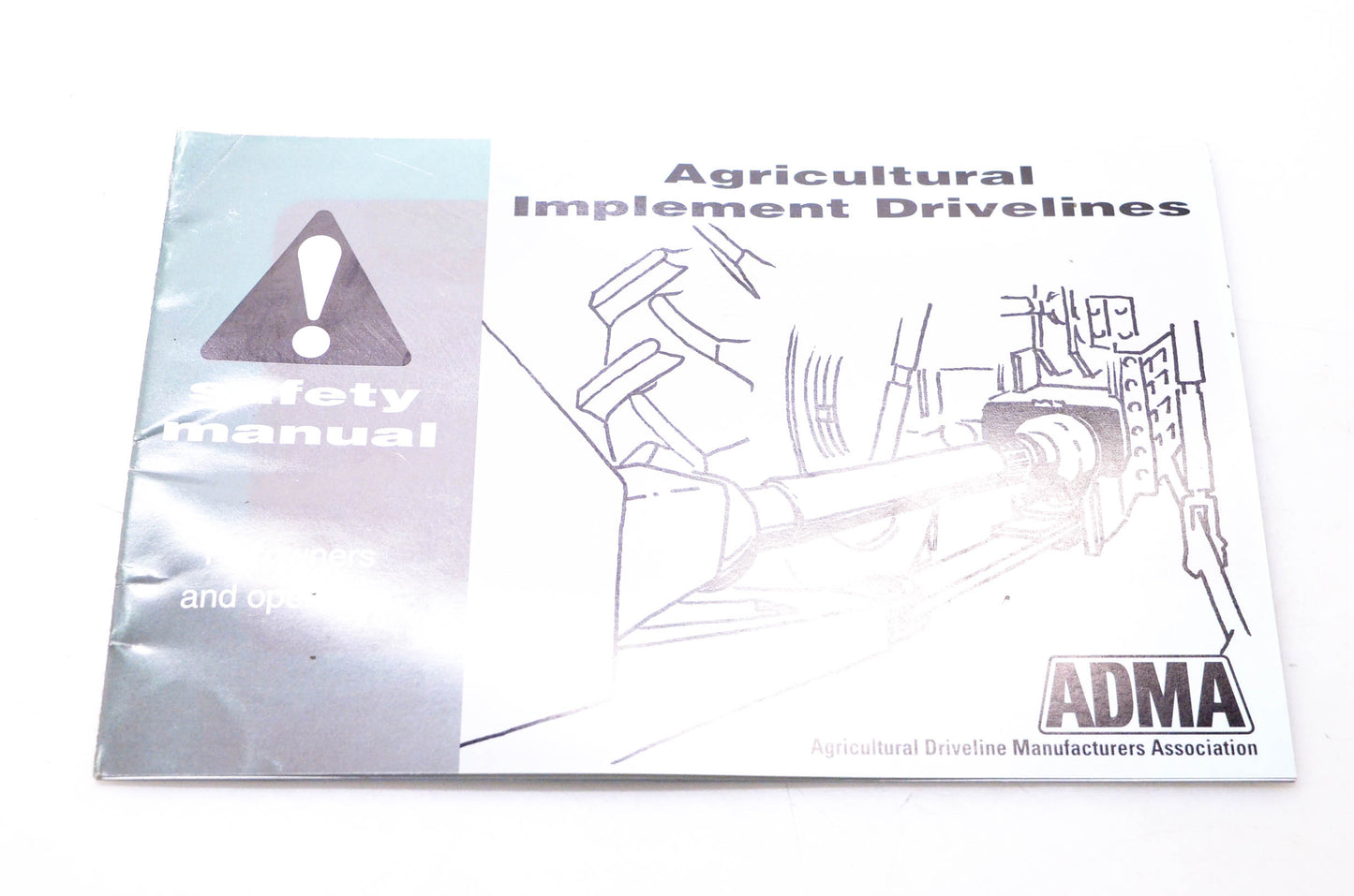 ADMA ADMA 1997 Agricultural Implement Drivelines Safety Manual
