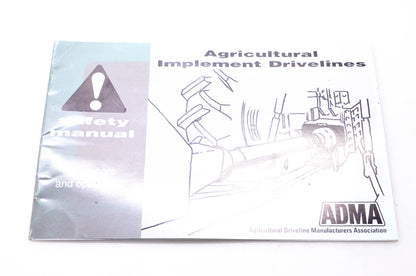 ADMA ADMA 1997 Agricultural Implement Drivelines Safety Manual