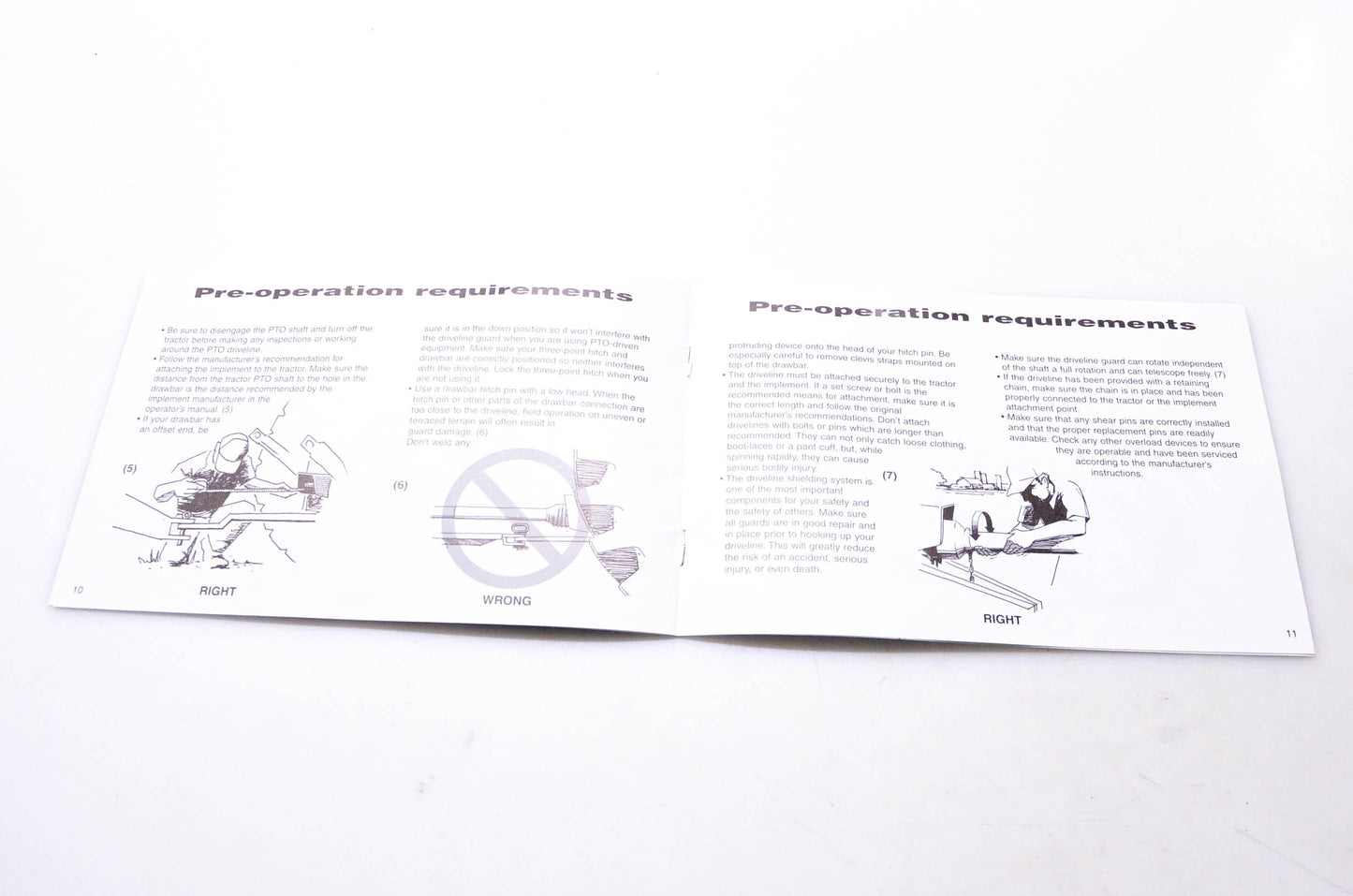 ADMA ADMA 1997 Agricultural Implement Drivelines Safety Manual