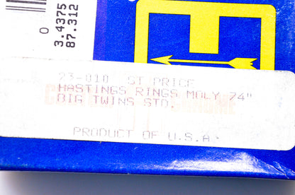 Hastings 23-010, 2M 6482 Piston Rings NOS