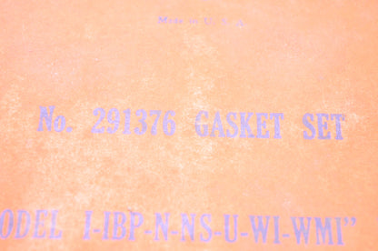 New OEM Briggs & Stratton 291376 Gasket Kit NOS