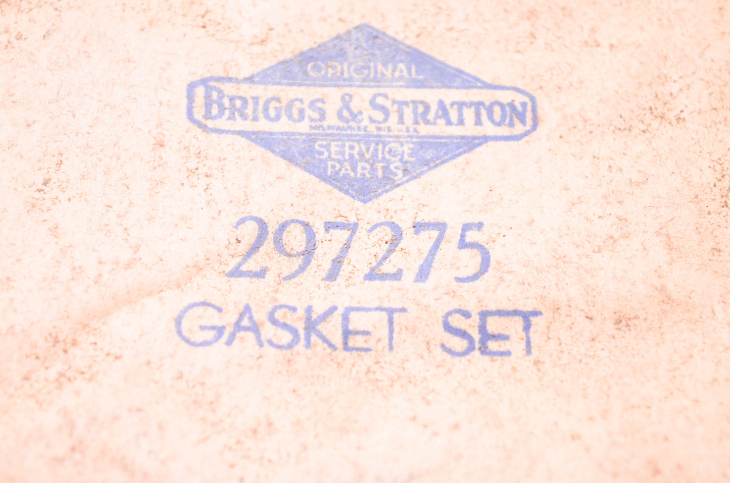 New OEM Briggs & Stratton 297275 Gasket Kit NOS
