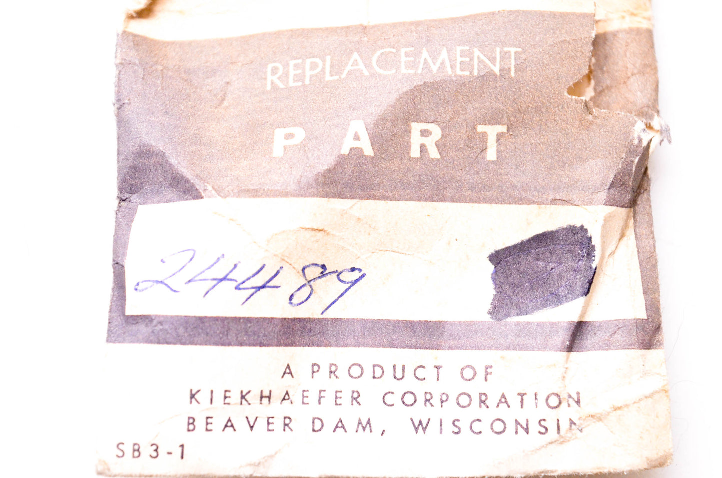 Aftermarket 24489 Plate NOS