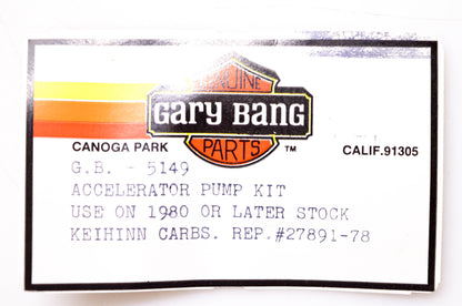 Genuine Gary Bang Parts GB-5149 Accelerator Pump NOS