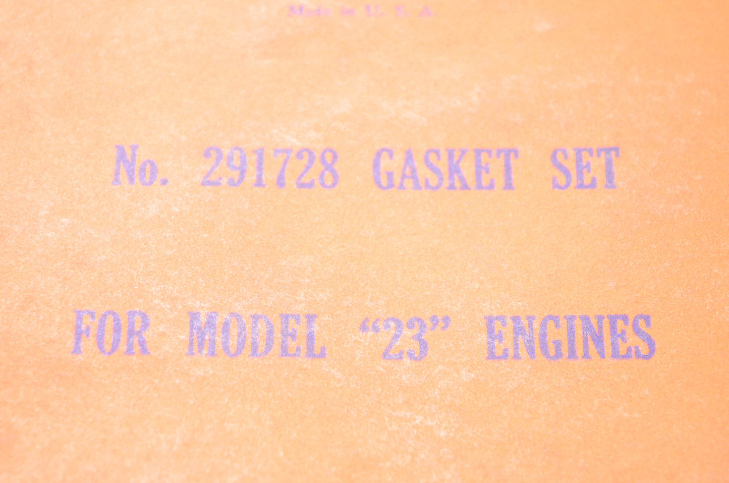 New OEM Briggs & Stratton 291728 Gasket Kit NOS