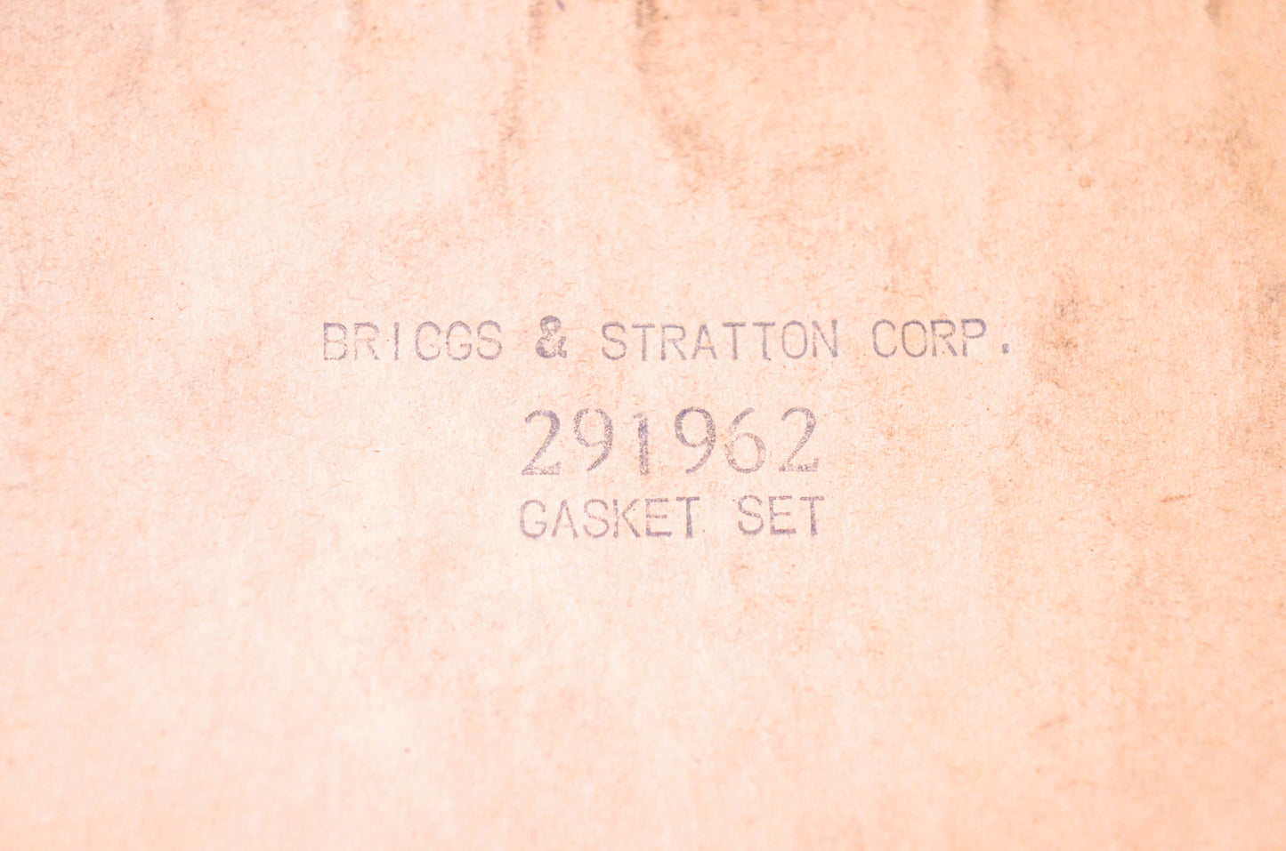 New OEM Briggs & Stratton 291962 Gasket Kit NOS