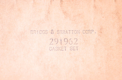 New OEM Briggs & Stratton 291962 Gasket Kit NOS