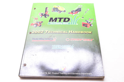 MTD 770-8877S 2002 Technical Handbook