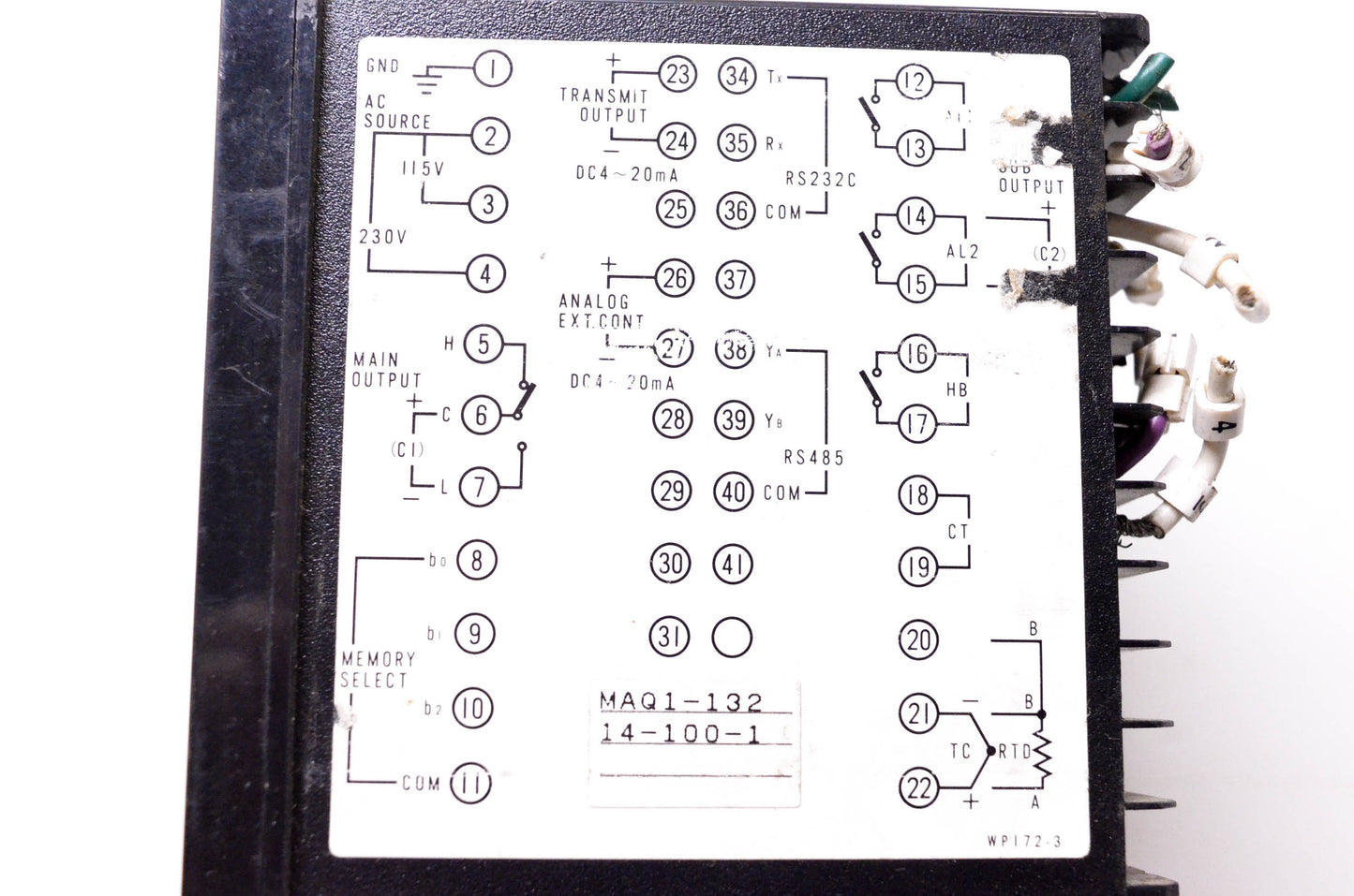 Barber-Colman MAQ1-132 Temperature Controller NOS