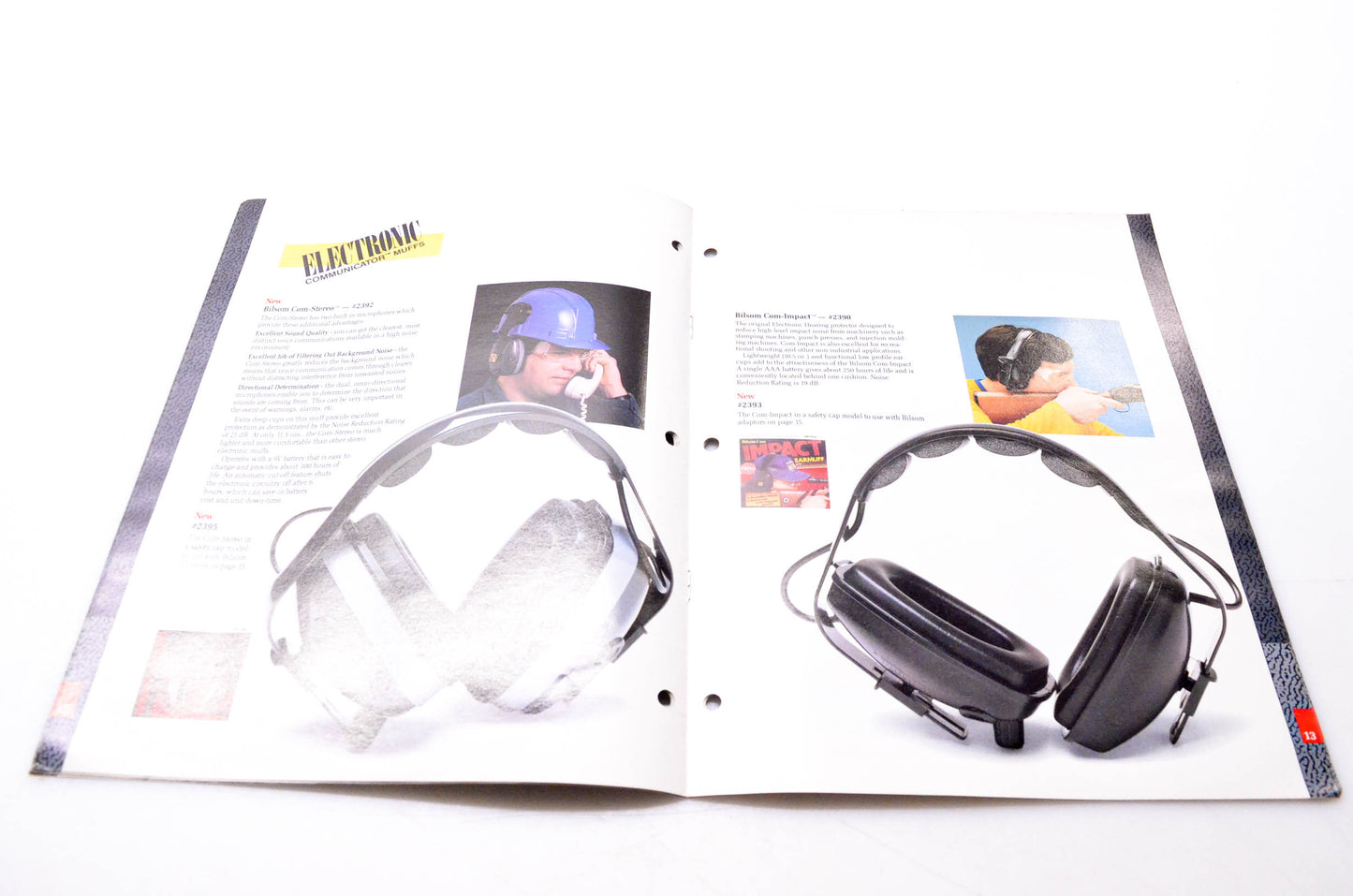 Bilsom RU026-8 Bilsom Safety Products Catalog NOS