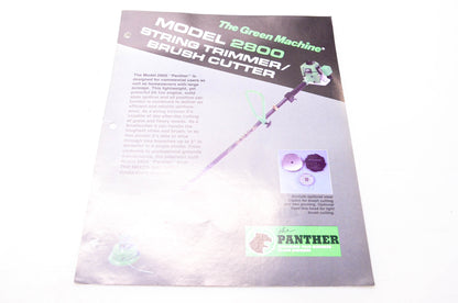 The Green Machine GM827 Model 2800 String Trimmer Brush Cutter Brochure