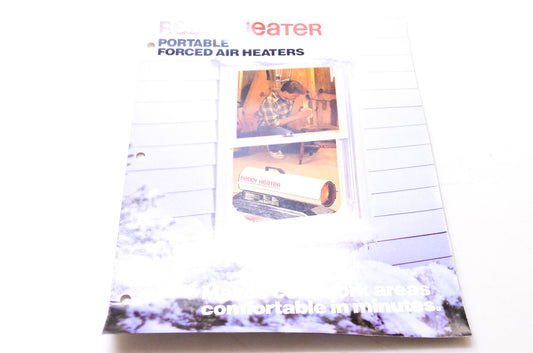 DESA International FA-1833-1187 Reddy Heater Portable Forced Air Heaters Brochure