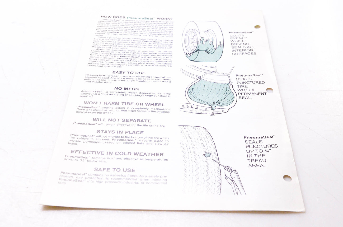 Pneuma Seal 772-4048 Flat Protection System Brochure
