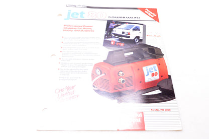 Clarke Power Products 15M 4/90 Power Washers Jet 80 PW 6000 Brochure NOS