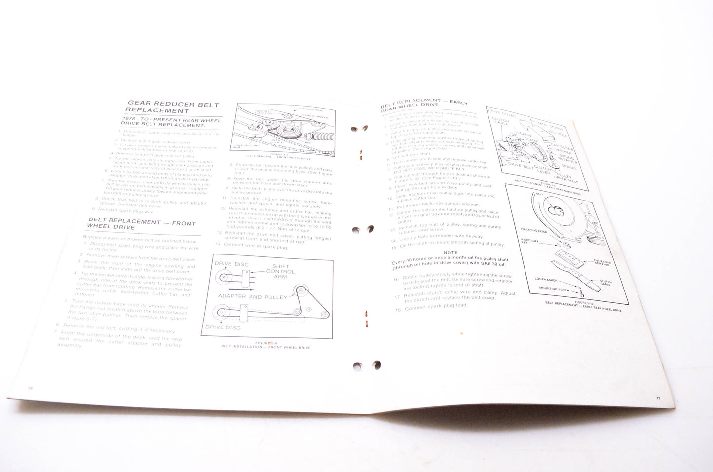 Homelite Jacobsen JA-99037-7 Lawn & Garden Service Manual 1974 1983 Walk-Behind Rotary Mowers