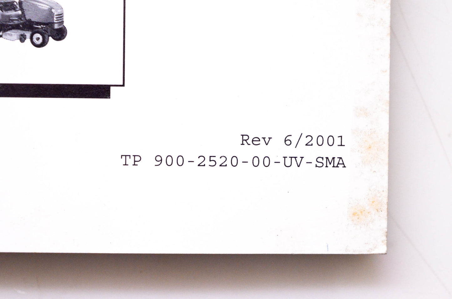 Simplicity Manufacturing 900-2520-00-UV-SMA Service Information User's Guide