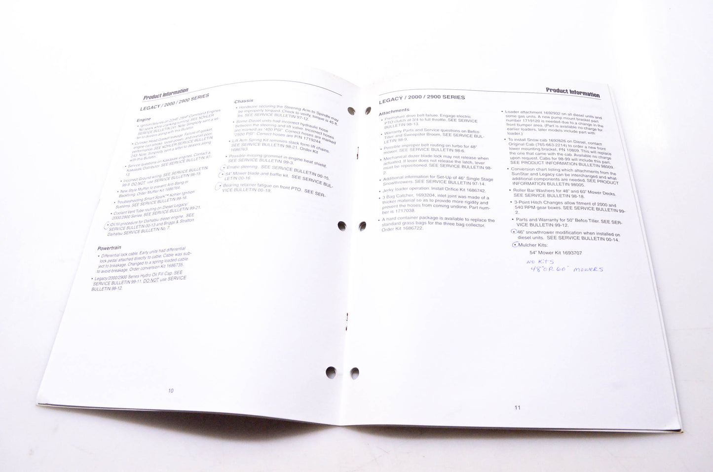 Simplicity Manufacturing 900-2517-00-XX-SMA Product Information Volume 1