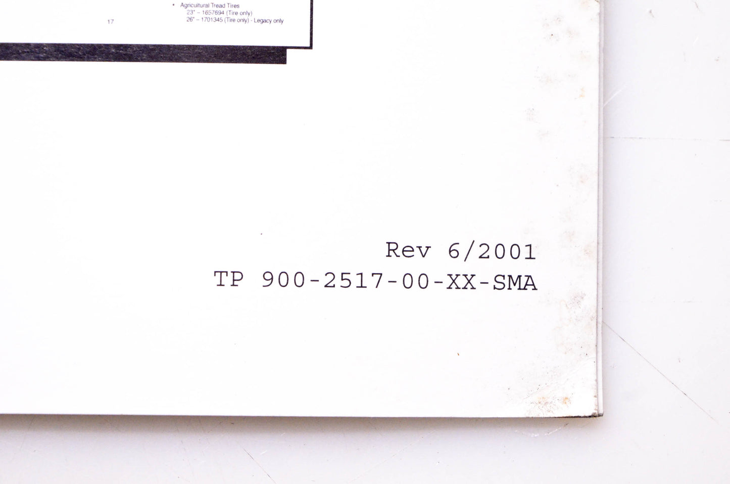 Simplicity Manufacturing 900-2517-00-XX-SMA Product Information Volume 1