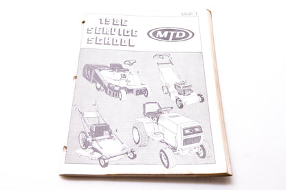 MTD 770-5186A 1986 Service School Book 1