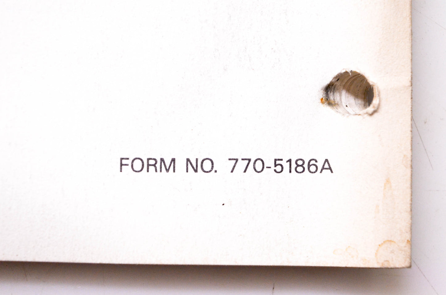 MTD 770-5186A 1986 Service School Book 1