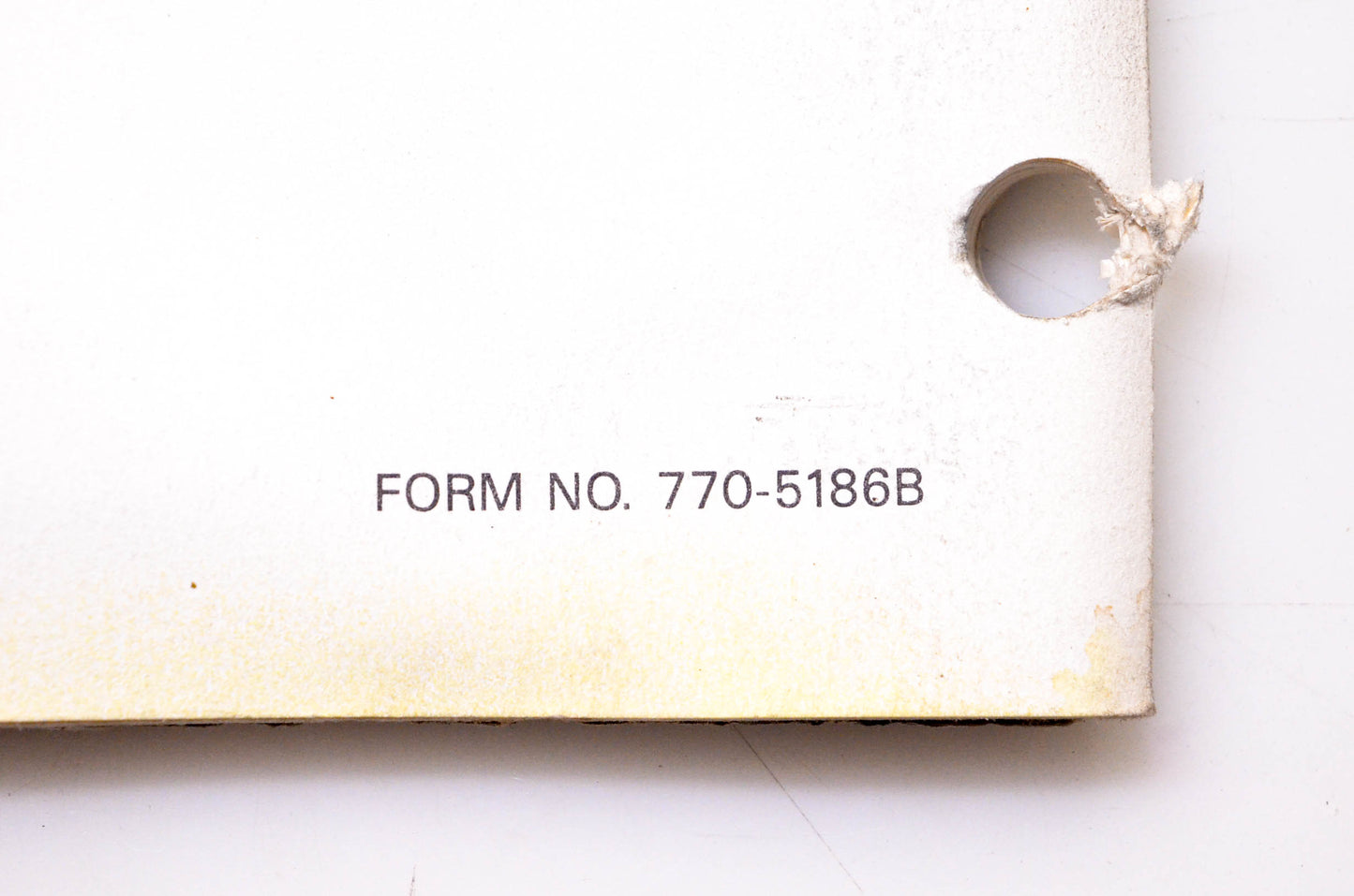MTD 770-5186B 1986 Service School Book 2