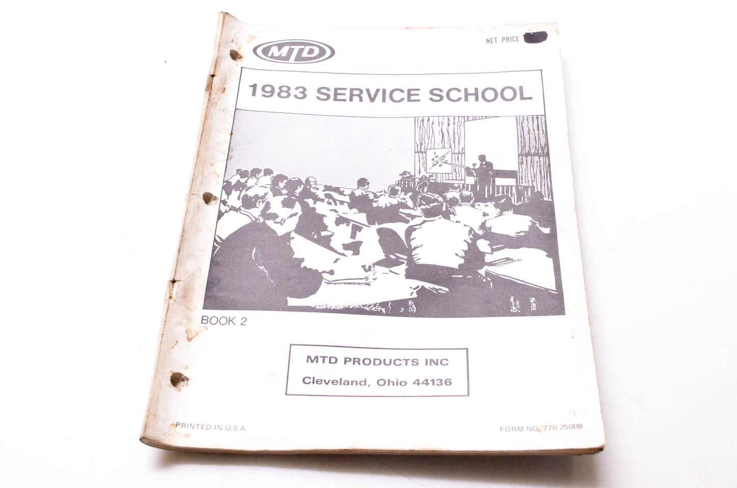 MTD 770-2500B 1983 Service School Book 2