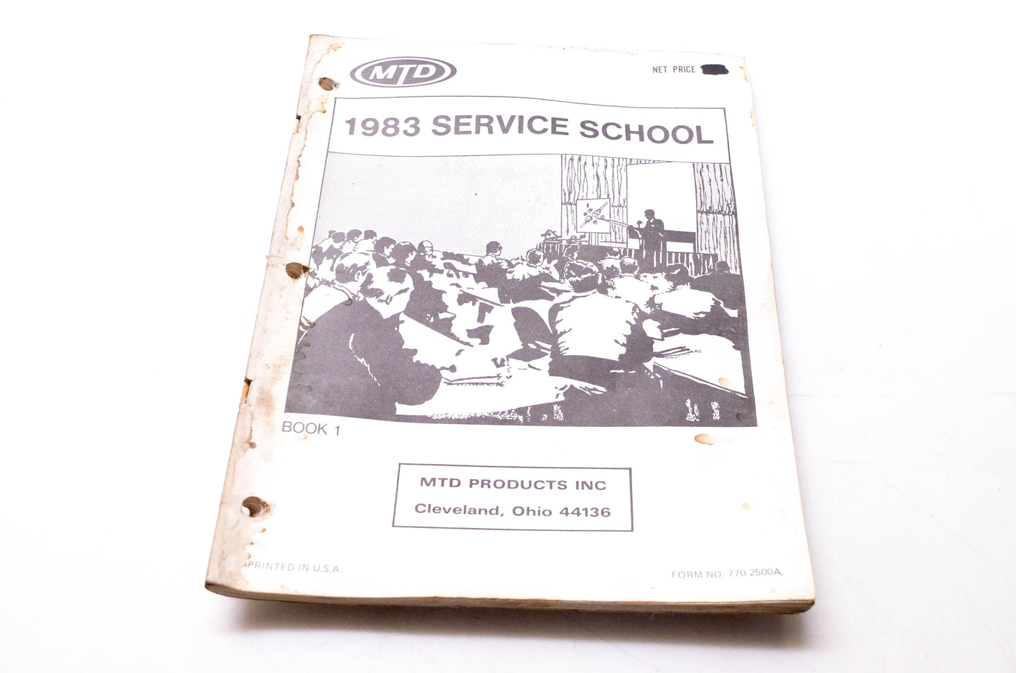 MTD 770-2500A 1983 Service School Book 1