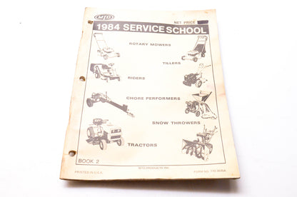 MTD 770-3535A 1984 Service School Book 2
