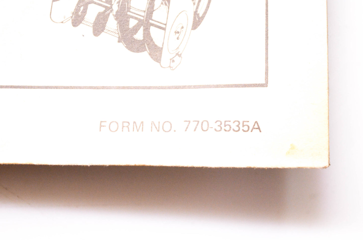 MTD 770-3535A 1984 Service School Book 2