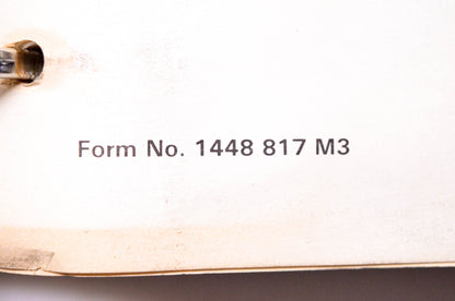 Massey-Ferguson 1448 817 M3 MF 750 760 Service Manual