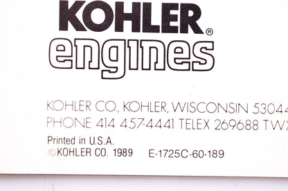 Kohler E-1725C-60-189 Magnum Brochure