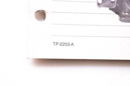 Kohler TP-2203-A Magnum Single Cylinder Engine Service Manual