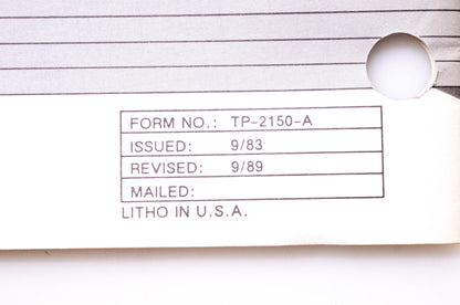 Kohler TP-2150-A A Guide to Engine Rebuilding