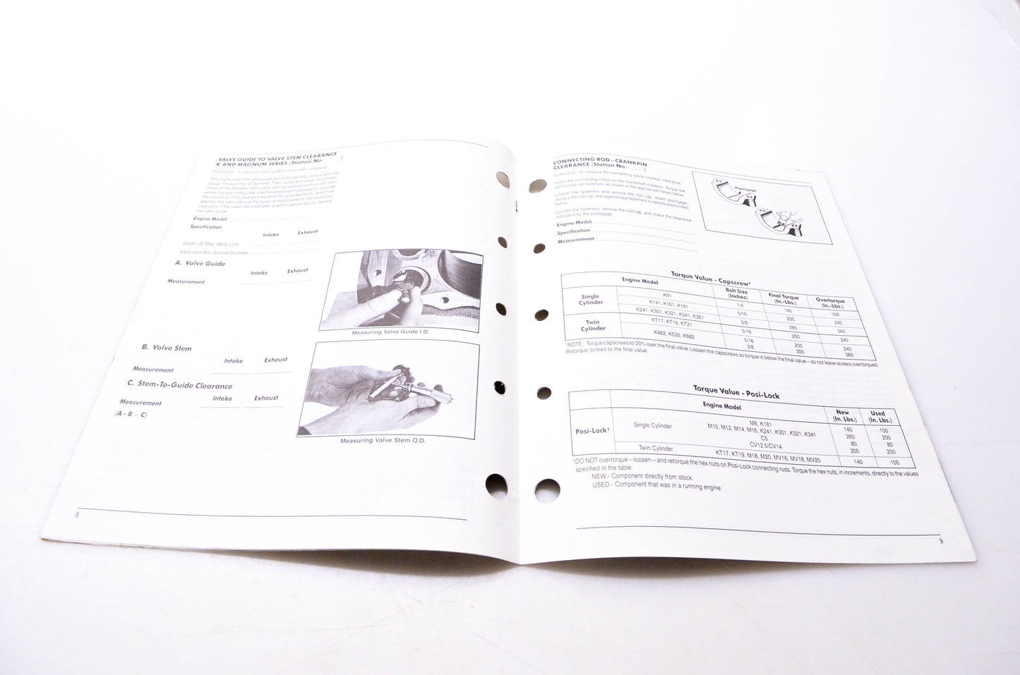 Kohler TP-2159-B Measurement Guide