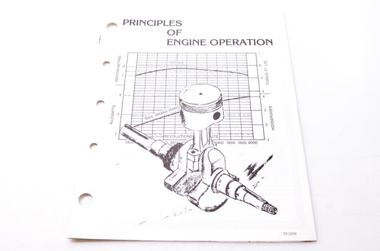 Kohler TP-2209 Principles of Engine Operation
