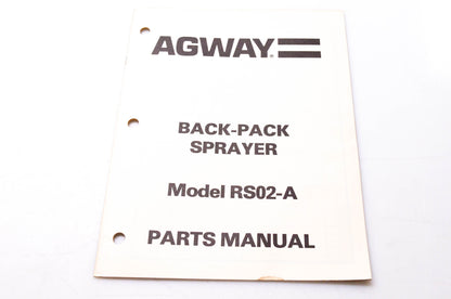 Carswell Distributing Company CIMA 11-86 Agway Back-Pack Sprayer Model RS02-A Parts Manual