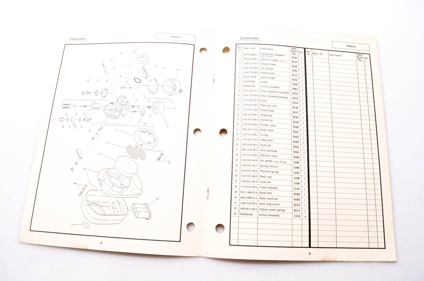 Carswell Distributing Company CIMA 11-86 Agway Back-Pack Sprayer Model RS02-A Parts Manual