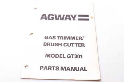 Carswell Distributing Company CIMA 1-86 Agway Gas Trimmer Brush Cutter Model GT301 Parts Manual
