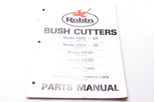 Salem Marketing Associates 3-82 Robin Bush Cutters Parts Manual