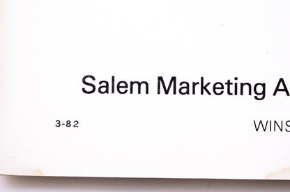 Salem Marketing Associates 3-82 Robin Bush Cutters Parts Manual