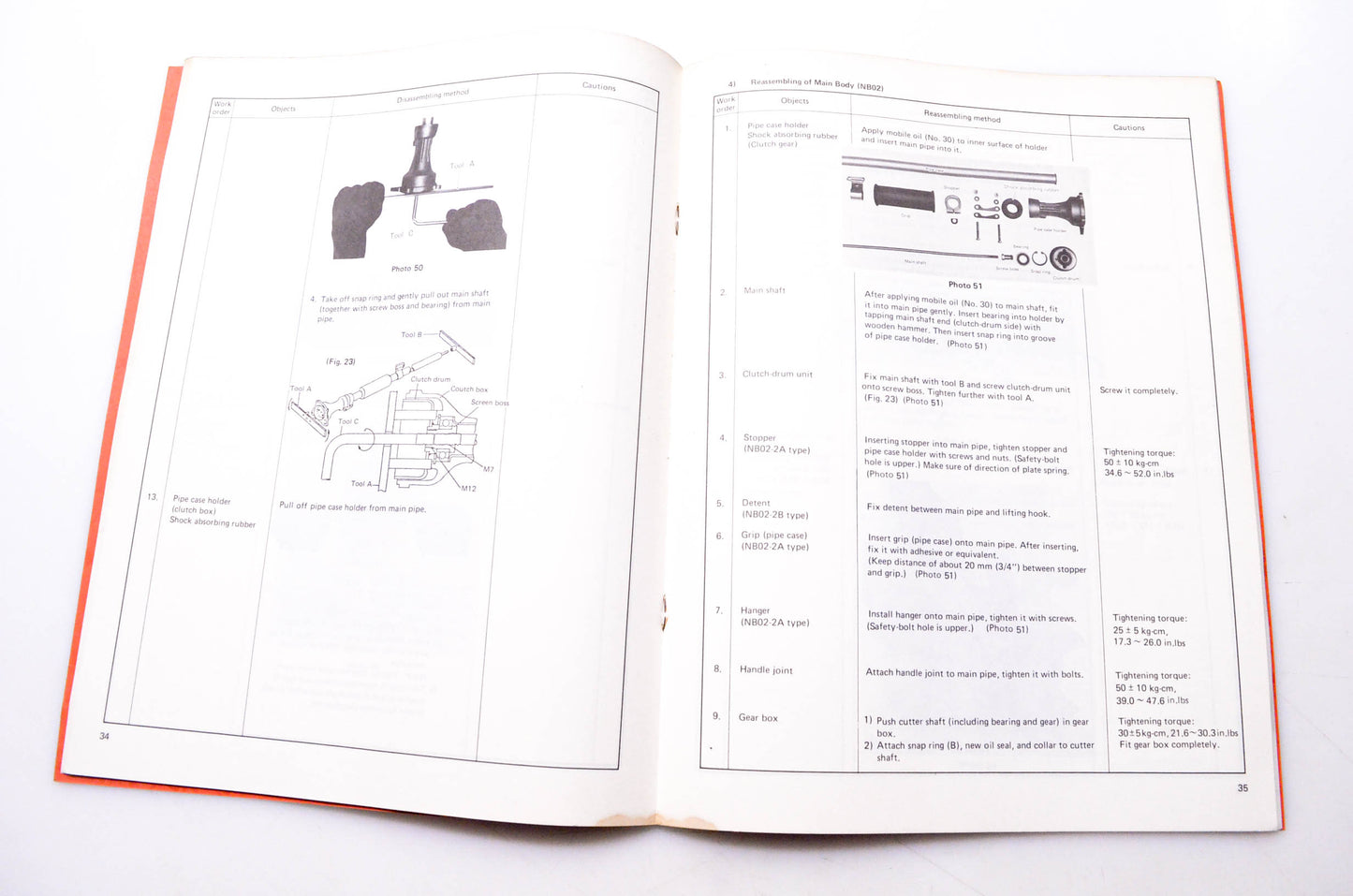 Fuji Robin 1982 10 Robin Bush Cutter Series Model NB16F NB23F NB02 NB03 NB04 Service Manual