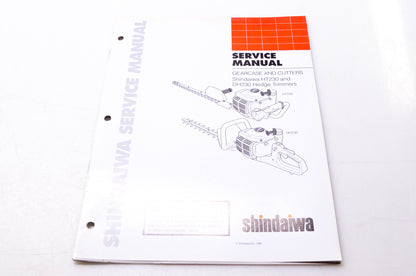 Shindaiwa 61305-1 Service Manual Gearcase & Cutters